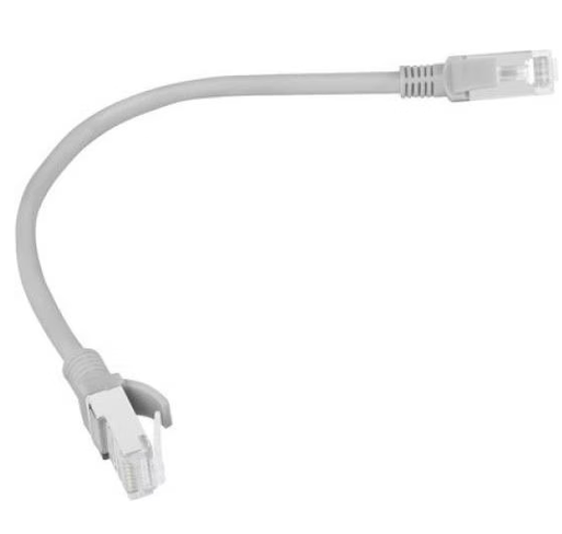 Cat.5e SF/UTP Patchkabel – Gigabit-Netzwerkkabel, grau 2 Meter